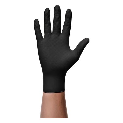 Перчатки нитриловые Mercator GoGrip BLACK 4 шт размер XL MER20778