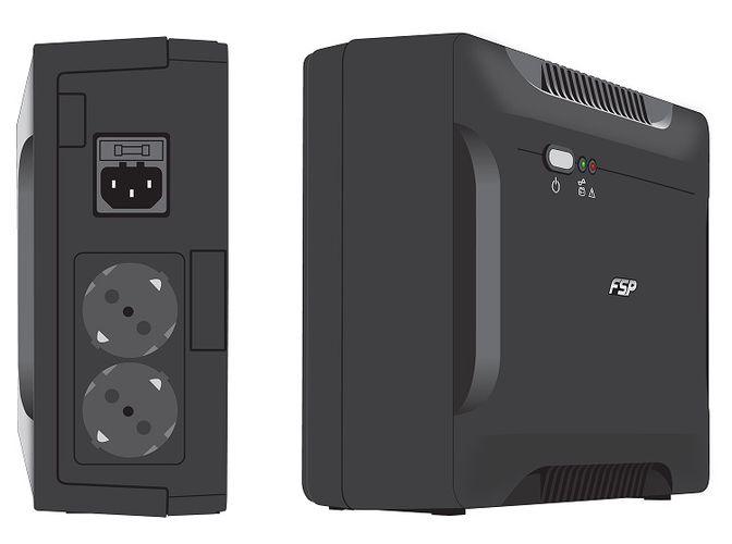 Источник бесперебойного питания NANO 800VA 480W, без подключения к сети, FSP PPF4800305 4711140484785