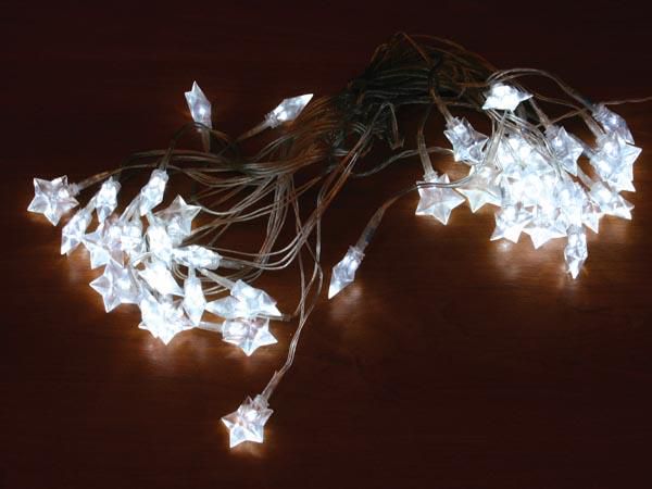 Novastarlight LED - 10 m - 40 white stars - transparent wire - 24 V NV-ST-LED-10-24V-W 5425009338797