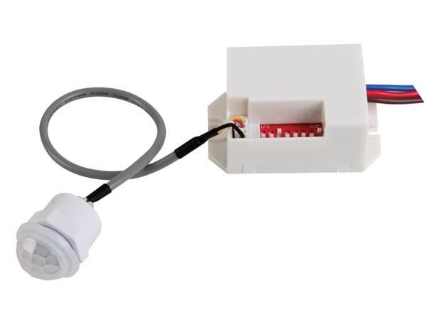 MINI PIR MOTION DETECTOR - FLUSH MOUNT - 230 VAC EMS106 5410329709402