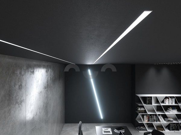LED-профиль LUMINES SUBLI, серебристый анодированный 1м PROF-SUBLI-1Ms 5902973366655