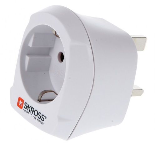 Adapteris UK kištukas - Europa lizdas 230V 7A SKROSS SKR/1500230 7640112218356; 7640166320265