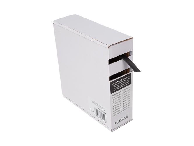 Shrinkable tube 2:1 - 7.0 mm - black - 12 m - box ST70BK-BX 5410329415426; 5410329535803