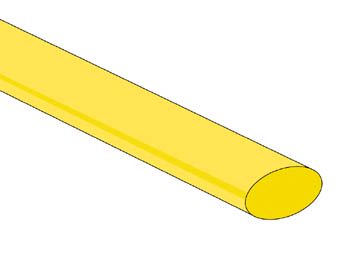 SHRINKABLE TUBE 9.5mm - GREEN/YELLOW - 25 PCS STB95GY