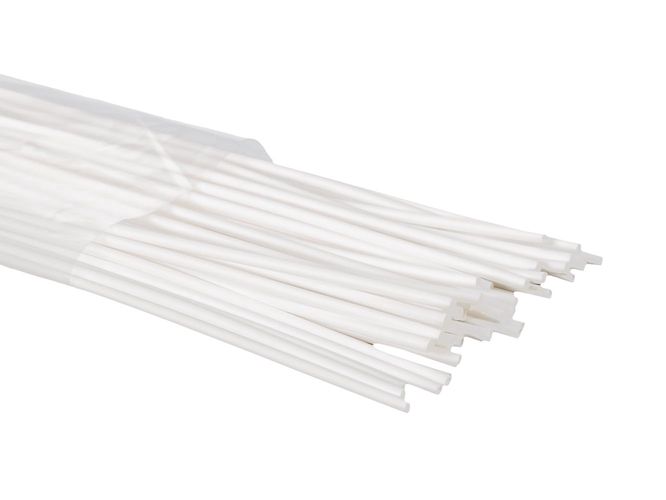 Shrinkable tube 2.4 mm - white - 50 pcs STB24W 5410329451714; 5410329544270