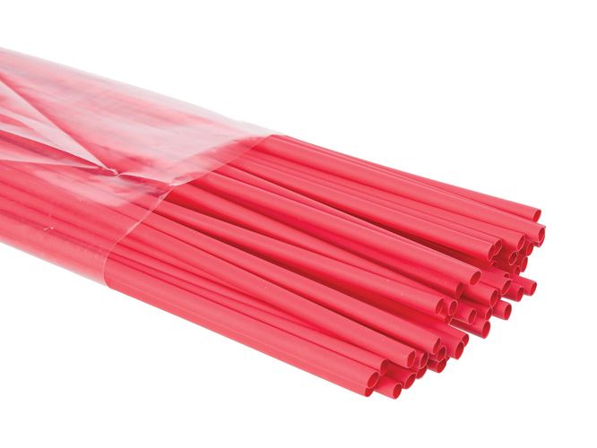 Shrinkable tube 2.4 mm - red - 50 pcs STB32R 5410329451769; 5410329544348