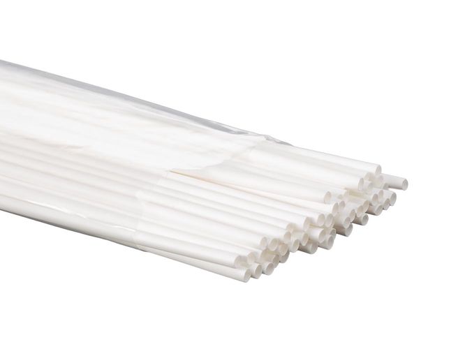 Shrinkable tube 4.8 mm - white - 50 pcs STB48W 5410329451844; 5410329544423