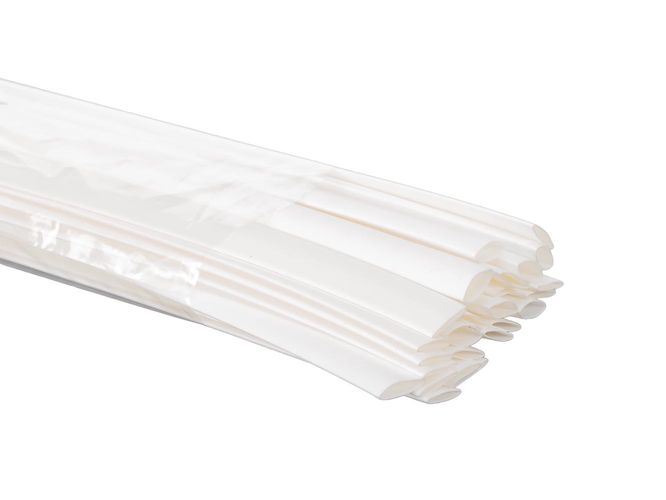 Shrinkable tube 9.5 mm - white - 25 pcs STB95W 5410329451981; 5410329544553