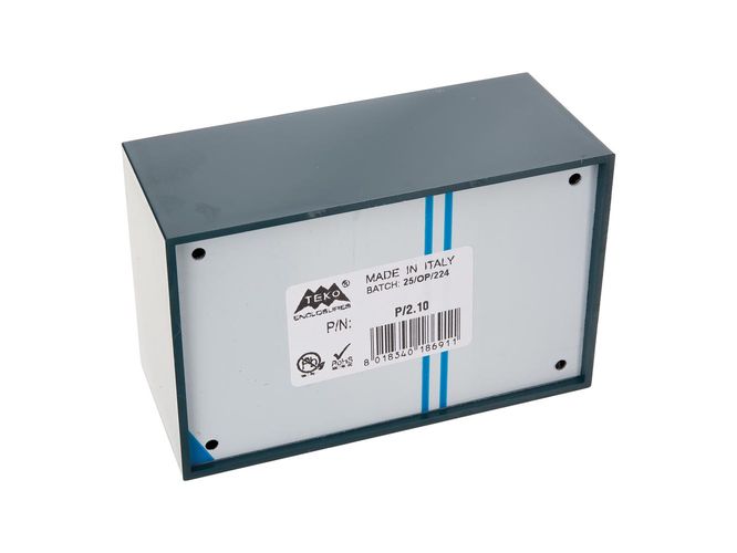 PLASTIC OPTATIVE ENCLOSURE - PETROL BLUE - 110.0 x 70.0 x 48.0 mm TKP2B 8018340186911