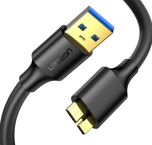Кабель USB3.0 - microUSB 3.0 0.5м черный US130 UGREEN UGREEN/10840 6957303801275; 6957303818402