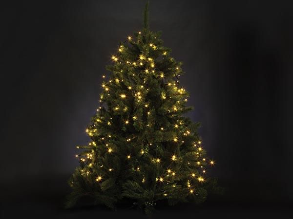 ATRIA LED - for tree 2.4 m - 330 warm white lamps - green wire - 24 V V-ATR-240-S-24V-UW-GW 5410329736590