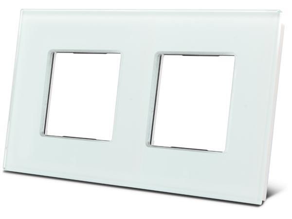 double glass cover plate for Niko«, pure white glossy VMBGPSN2-PG 5410329711054