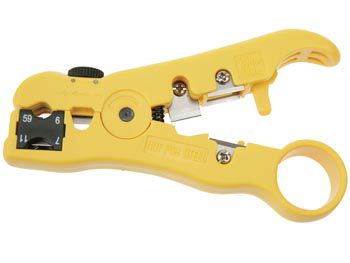 UNIVERSAL COAX CABLE STRIPPER VTCOAX4F 5410329375935; 5410329391416; 5410329391423