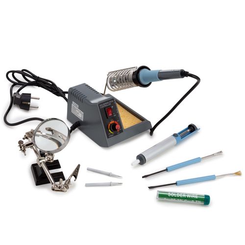 SOLDERING STATION KIT WITH ADJUSTABLE TEMPERATURE : 40 - 48 W - 150 - 480á░C VTSS4NSET 5410329710514