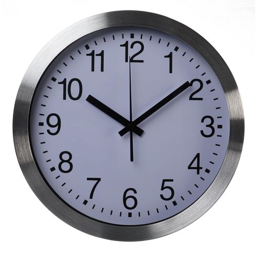 ALUMINIUM WALL CLOCK - ╪ 30 cm WC101 5410329696269