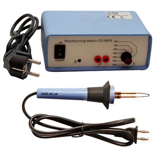 Medžio deginimo stotelė 40W 230Vac, pirografas ZD-8905, Zhongdi ZD-8905