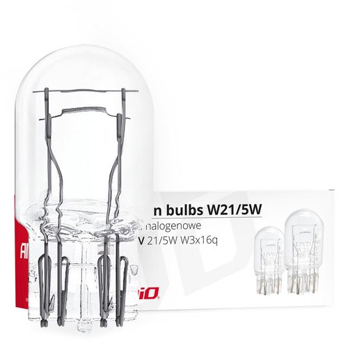Halogen bulbs T20 W21/5W W3x16d, AMiO 5903293025529