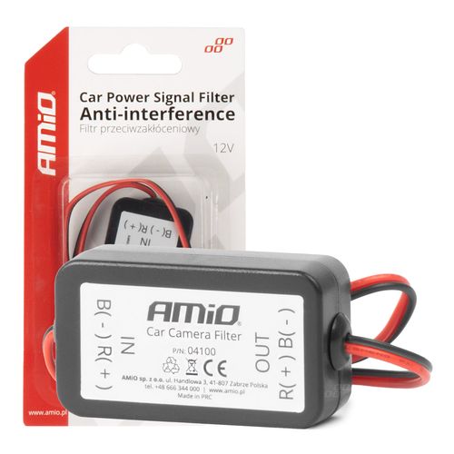 Car Power Signal Filter Anti-interference 12V AMIO-04100, AMiO 04100 5903293041000