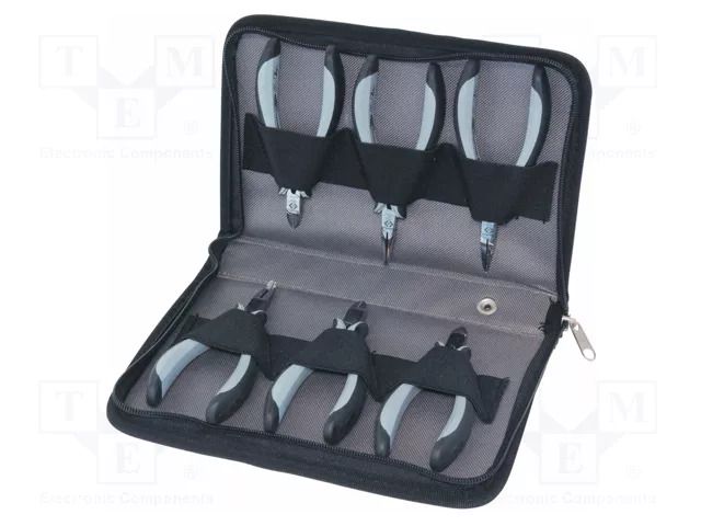 Kit: pliers; Kit: fpliers for gripping,side cutters; ESD; 6pcs. C.K CK-T3703D