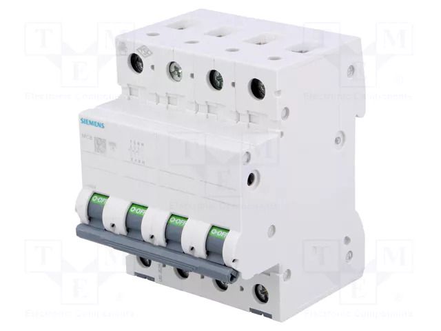 Circuit breaker; 400VAC; Inom: 25A; Poles: 3+N; Charact: C; 6kA; IP20 SIEMENS 5SL6625-7