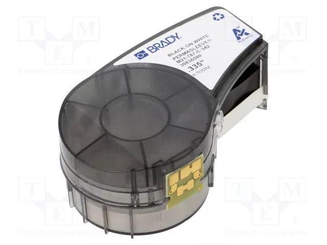 Heat shrink sleeve; 2.13m; white; Character colour: black BRADY BRADY-110924