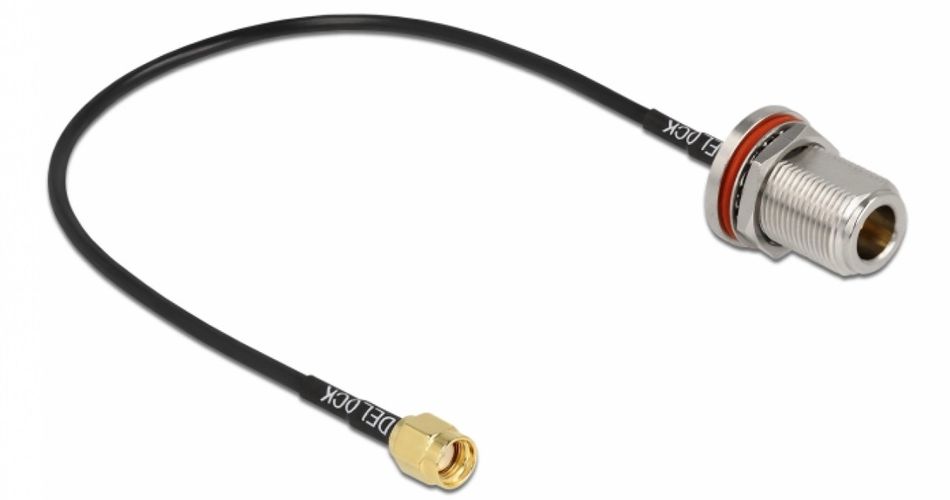 RP-SMA R/A vīrišķā uz N sievišķo starpsienu 150 mm 102-2011 7390000000026