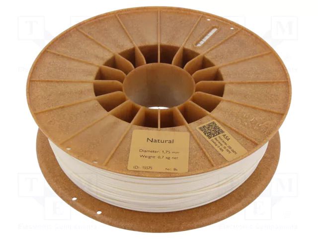 Filament: ASA; 1.75mm; natural; 220÷250°C; 700g ROSA 3D ROSA-3057