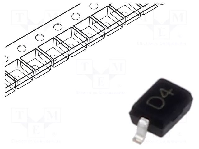Diode: TVS; 2kW; 4.7÷6.5V; bidirectional; SOD323; reel,tape; ESD EATON ELECTRONICS STS321045B502-EA