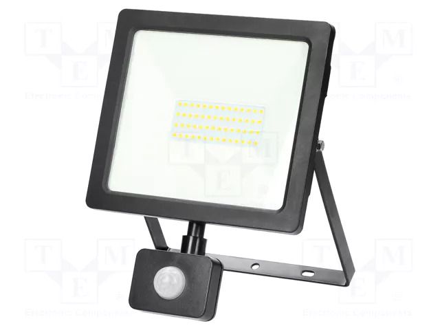 Lamp: LED flood light; 50W; 230VAC; 4000K; CRImin: 80; IP44; 3700lm VIRONE VIR-FL/R-3