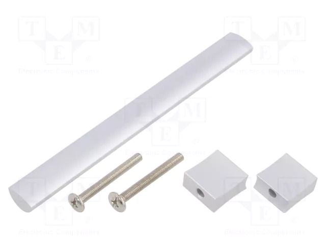 Holder; aluminium; natural; H: 30.5mm; L: 148mm; W: 15.5mm; handle GTV Poland GTV-UA-B0-311128