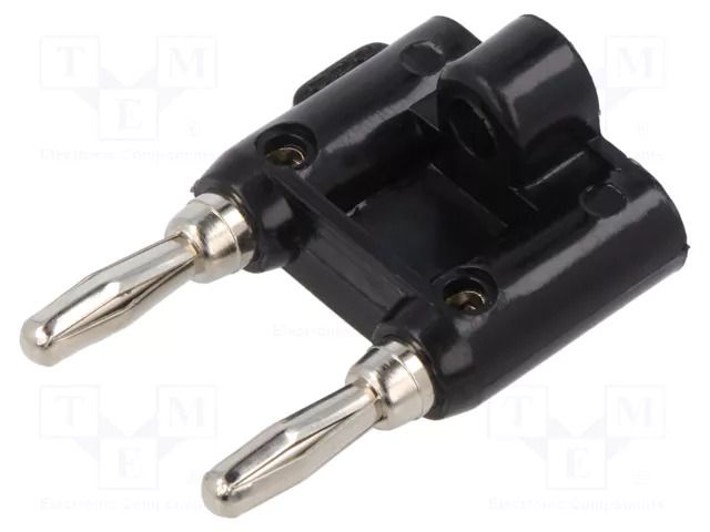 Adapter; black; 15A; banana 4mm plug x2,banana MDP plug x2; 5mΩ CAL TEST CT3160-0