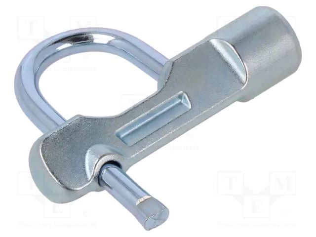 Padlock; shackle; A: 85mm; B: 38mm; C: 7mm; Key code: T9 RST ROZTOCZE 4.KDZN.007-T9