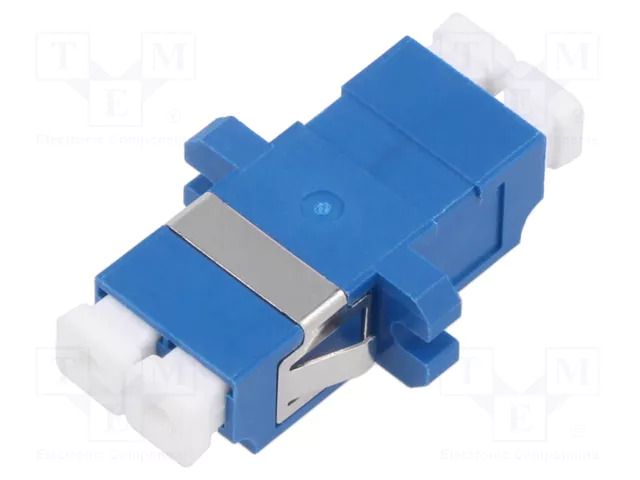 Connector: fiber optic; socket,coupler; LC; female; ways: 2; blue FIBRAIN A001-LC-DX-1128