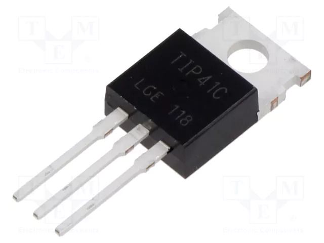 Transistor: NPN; bipolar; 100V; 6A; TO220 LUGUANG ELECTRONIC TIP41C-LGE