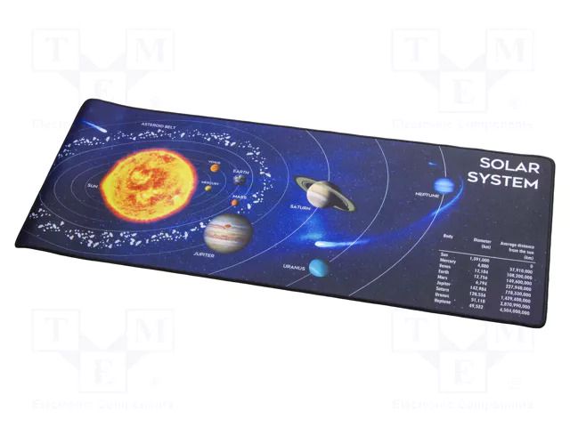 Pad; mix colours; mouse; 350x900mm GEMBIRD MP-SOLARSYSTEM-XL