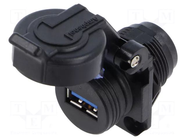 For panel mounting AMPHENOL USB3APSCC71