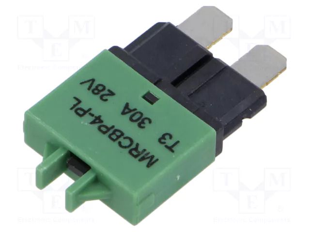 Fuse: thermal; 30A; 28VDC; automotive; 20.5mm ESKA 340033-MR