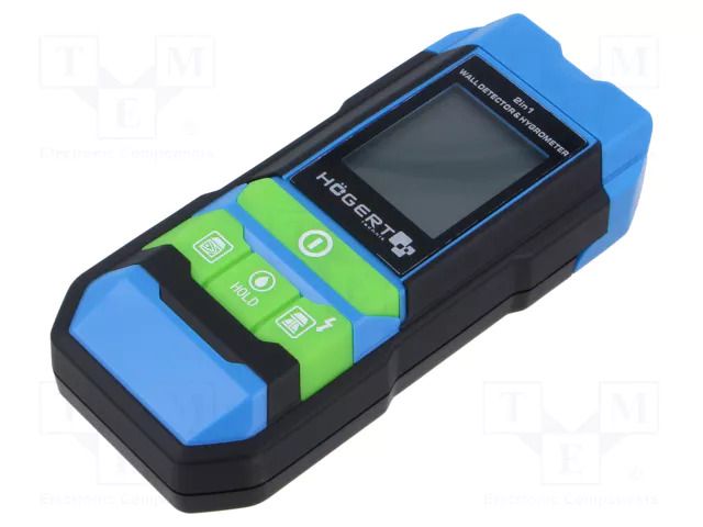 Non-contact detection of wood, metal and cables; LCD HÖGERT TECHNIK HT4M341