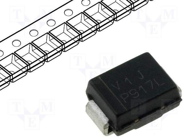 Šotki diode 10BQ100PBF 100V; 1A; SMB 10BQ100PBF