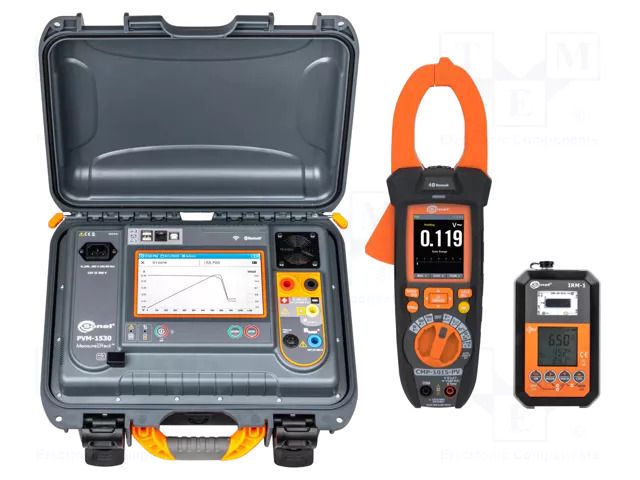 Meter: appliance meter; VAC accuracy: ±(2%+6digit); VAC: 0÷1kV SONEL PVM-1530PRO