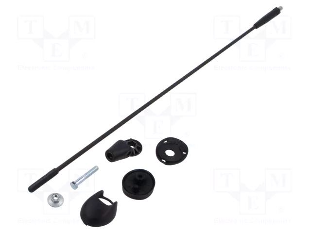 Antenna; car top,automotive; 0.41m; AM,FM; Ømount.hole: 10.2mm MTA 15-7657019