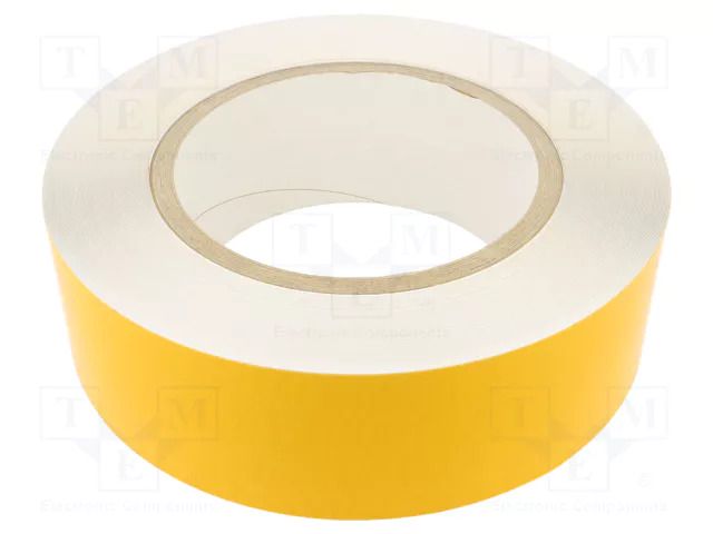 Tape: marking; white; L: 50m; W: 75mm; self-adhesive; PVC FATH FA-0203T07593
