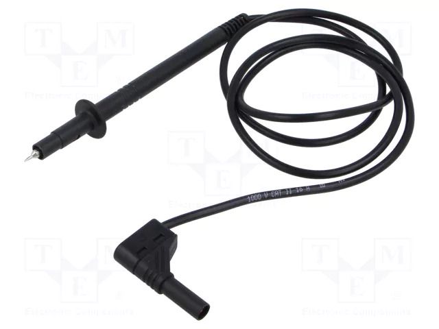 Test lead; 16A; probe tip,angular banana plug 4mm; Urated: 1kV HIRSCHMANN T&M PL2600SWSW