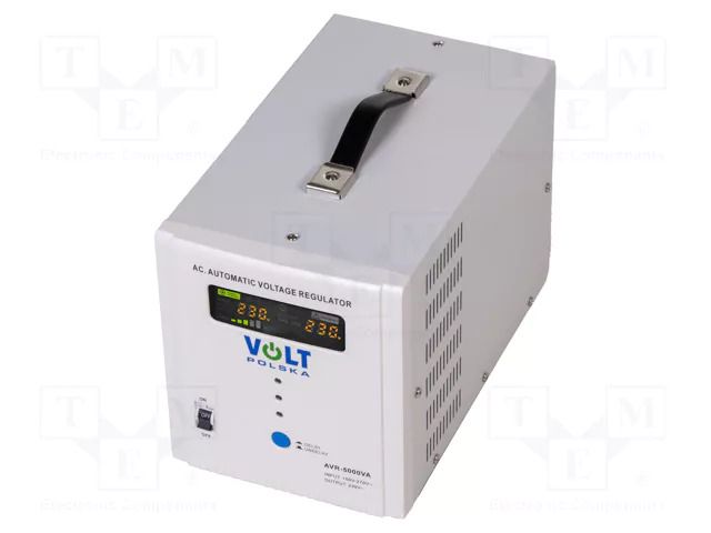 Automatic voltage stabiliser; Usup: 150÷270VAC; Uout: 230VAC VOLT POLSKA 5AVR5000SE