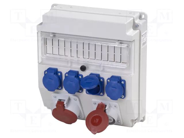 Electric switchboard; IP44; wall mount; ABS; Thread: PG21 PAWBOL B.18.320-3