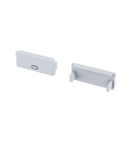Aklė LED profiliui DUAL, balta 12-0000-59