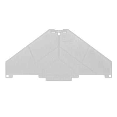 End plate (terminals), 120 mm x 3 mm, grey Weidmuller 1211460000 04032248113446