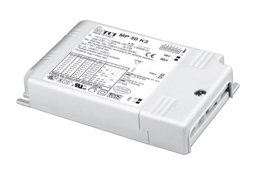 1-50W barošanas avots LED 350-1050mA 2-74V, DIP-SWITCH, TCI 122204