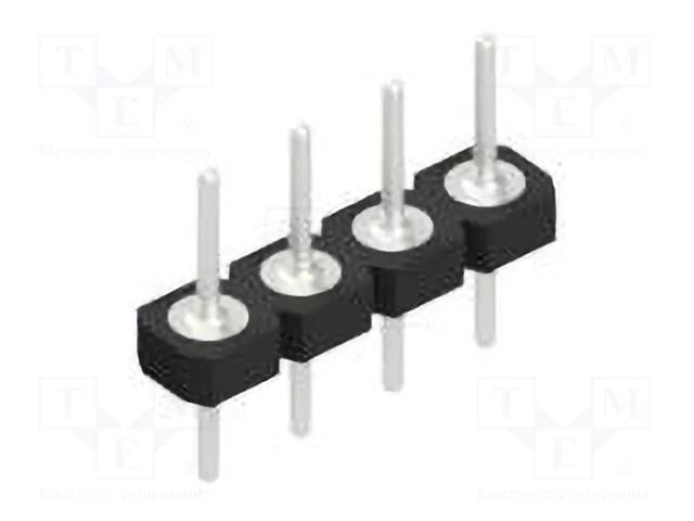 Connector: pin strips; pin header; male; PIN: 4; THT; 1.5A; 60V; 1x4 FISCHER ELEKTRONIK MKLP.41.4.Z