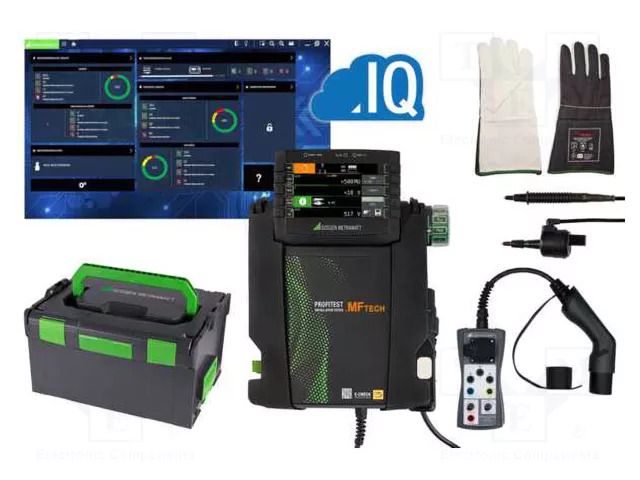 Meter: appliance meter; LCD; Earthing R range: 150mΩ÷9999Ω; USB GOSSEN METRAWATT GM-M537D